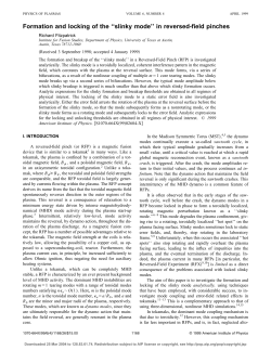 Formation and locking of the ``slinky mode`` in reversed