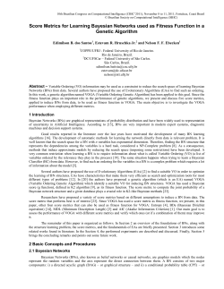 Score Metrics for Learning Bayesian Networks used as Fitness