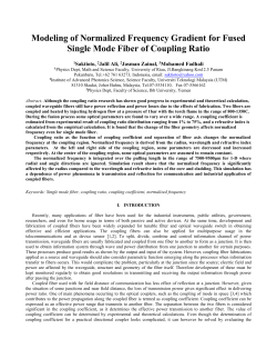 Coupling Ratio and Power Transmission to Core and Cladding