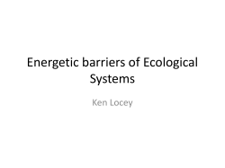 Ecological phenomena are fundamentally influenced by metabolic rate