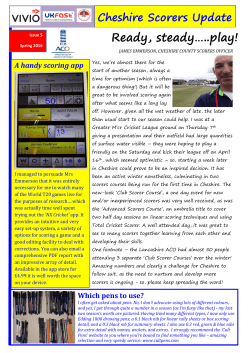 Ready, steady&hellip;..play! - Alvanley Cricket Club