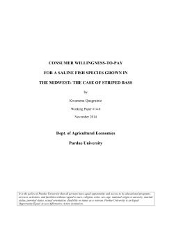 CONSUMER WILLINGNESS-TO-PAY FOR A