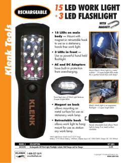 LED Work Light - Klenk HVACR Tools