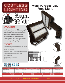 Multi-Purpose LED Area Light