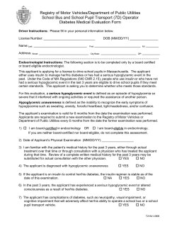 (7D) Operator Diabetes Medical E