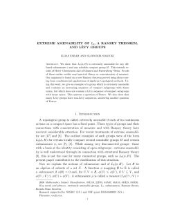 EXTREME AMENABILITY OF L0, A RAMSEY THEOREM, AND