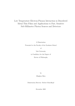 Low Temperature Electron-Phonon Interaction in