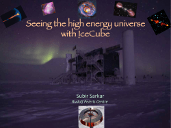 Seeing the high energy universe with IceCube