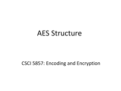 CSIS 5857: Encoding and Encryption