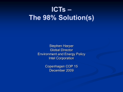 Green by ICT: Global Progress in Harnessing the Power of ICT