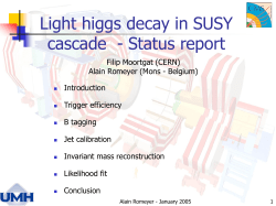 Light Higgs search in SUSY cascades