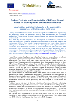 Press release - Renewable Matter