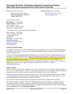 Document 00 10 00 - Solicitation (General