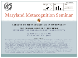 Abstract - University of Maryland