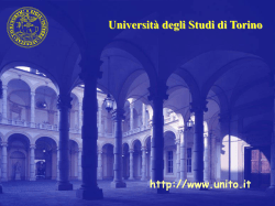 UNIVERSITA` DEGLI STUDI DI TORINO EU