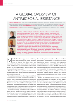 a global overview of antimicrobial resistance