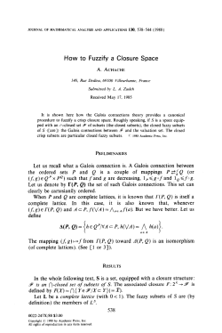 How to Fuzzify a Closure Space