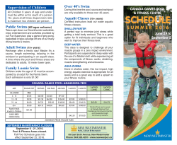 schedule - City of New Westminster