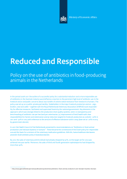 "Reduced and Responsible: use of