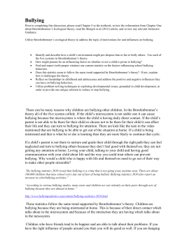 Bullying - Homework Daily
