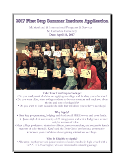 First Step application