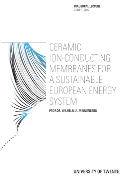 ceramic ion-conducting membranes for a sustainable european