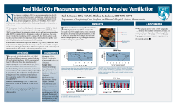 End Tidal CO2 Measurements With Non-Invasive