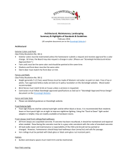 Stoneleigh Snow Guidelines