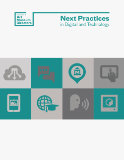 Next Practices - Association of Art Museum Directors