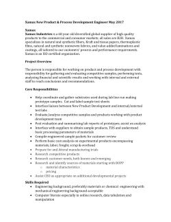 Xamax New Product and Process Engineer