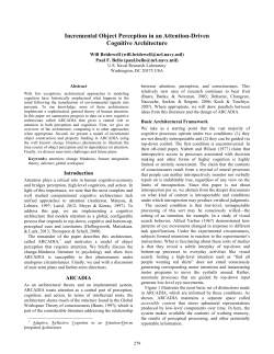 Incremental Object Perception in an Attention