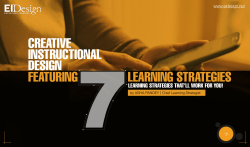 creative instructional design featuring learning strategies