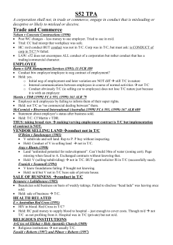 S52 TPA - Tutor Tales