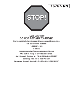 8&times;12 Shed Instructions / Assembly