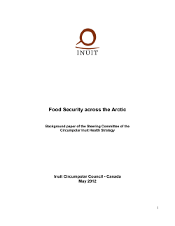 Food Security across the Arctic