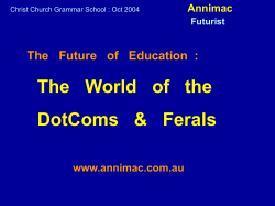 CCGS School Planning Presentation, October 2004