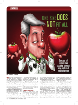 Consider all factors when deciding between large and small hospital