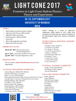 topics international scientific advisory committee