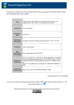 Title Design of the curriculum for a second