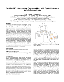 ACM CHI 2016 - Cornell Computer Science
