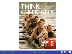 19. Critical Thinking in the Natural Sciences