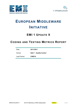 EMI Metrics Specification
