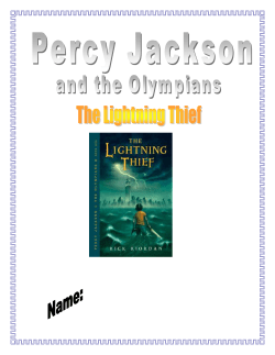 Percy shook his head, &ldquo;Do you really think the gods control