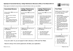 Bursary Form 2013-14 - Wilberforce College