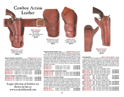 Cowboy Action Leather