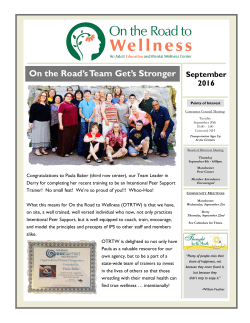 On the Road`s Team Get`s Stronger - On the Road to Wellness Adult