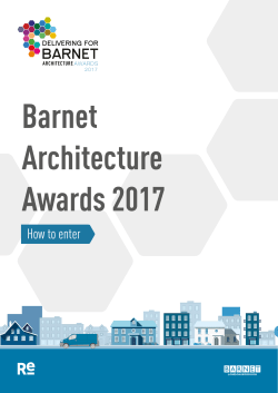 Architecture Awards 2017 how to enter