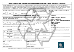 Items for Recycling when Buying New Client