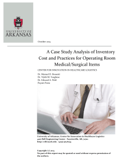 A Case Study Analysis of Inventory Cost and Practices