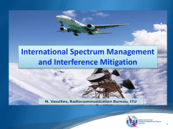 Draft Appendix to Air Navigation Commission Paper